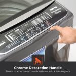 ⁦جيباس غسالة اوتوماتيك بالكامل تحميل علوي 7 كجم - سلة داخلية من الستانلس ستيل - تحكم اي ام دي | طاقة ذاكرة ايقاف تلقائي مع موازنة تلقائية 0 وات GFWM7800LCQ فضي⁩ - الصورة ⁦6⁩