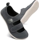 حذاء مشي للنساء والرجال قابل للتعديل لمرضى السكري، حذاء رياضي عريض وخفيف الوزن