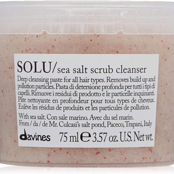 دافينس منظف مقشر بملح البحر من سولو، 3.5 اونصة (عبوة من قطعة واحدة)