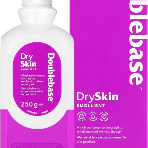 دابل بيس مرطب للبشرة الجافة. مرطب مثبت سريريا لعلاج الاكزيما والصدفية والتهاب الجلد. كريم الجسم لتخفيف البشرة الجافة، عبوة مضخة 250 غرام