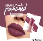 ⁦مارس احمر شفاه كريمي مات يدوم طويلا للنساء | احمر شفاه كريمي | تطبيق مسحة واحدة | ناعم وخفيف الوزن (0.12 جرام) (07-ماجستيك مامبو)⁩ - الصورة ⁦2⁩