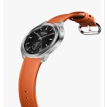 ⁦جيوبوي سوار ساعة من الجلد الطبيعي متوافق مع ساعة شاومي S3/S4، سوار بديل [مقاوم للاهتراء] [جيد التهوية] - اسود⁩ - الصورة ⁦3⁩