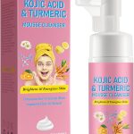 اليفر موس منظف بحمض والكركم من كوجيك 150 مل يساعد على تفتيح البشرة وترطيبها وتعزيز إشراقها الطبيعي وتحسين الملمس العام للبشرة. مناسب لجميع انواع البشرة