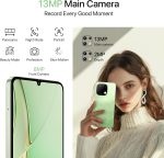 ⁦يوميدجي جوال G9T ذكي اندرويد 14 غير مقفل، شاشة 6.75 انش HD+ 90Hz، بطارية 5000mAh، شحن سريع 18 واط، 8(4+4)+128GB/1TB TF، كاميرا 13MP، فتح الوجه والبصمة، 4G ثنائي شرائح الاتصال، نظام تحديد المواقع⁩ - الصورة ⁦4⁩