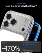 ⁦سبايجن جراب الترا هايبرد تي ماج فيت لموبايل ايفون 17 برو [زر التحكم بالكاميرا السعوية] متوافق مع ماج سيف (2025) - ابيض لامع⁩ - الصورة ⁦5⁩