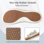 ⁦حذاء مشي عريض للنساء لمرضى السكري قابل للتعديل بعرض عريض لعلاج التهاب المفاصل والوذمة والقدم المتورمة في الاماكن المغلقة والمفتوحة⁩ - الصورة ⁦6⁩