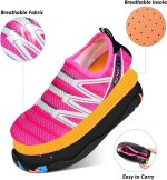 ⁦احذية مائية للرجال والنساء، احذية سباحة للشاطئ وحمام السباحة، جوارب مائية سريعة الجفاف، احذية رياضية للبالغين لركوب الامواج واليوغا المائية⁩ - الصورة ⁦4⁩