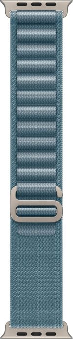 حزام Loop ألباين بلون أزرق فاتح لإطار 49 مم - مقاس متوسط - طلاء خارجي بلون تيتانيوم طبيعي