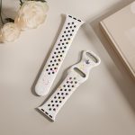 ⁦يو بيك سوار رياضي متوافق مع سوار ساعة ابل 38 ملم 40 ملم 41 ملم للنساء والرجال، سوار معصم سيليكون صديق للبيئة قابل لاعادة التدوير وجيد التهوية لسوار ساعة ابل/اي ووتش سلسلة 9 8 7 6 5 4 3 2 1 اس اي⁩ - الصورة ⁦7⁩