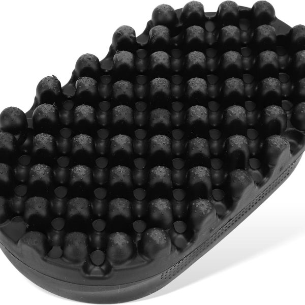 فرشاة تمويج الشعر الملفوفة، اداة تصفيف مطاطية قابلة للغسل، مشط اسفنجي ملتف بفتحات كبيرة وصغيرة لتمشيط الضفائر وتجعيد الشعر الافريقي