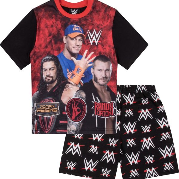 Boys WWE World Wrestling Entertainment John Cena Short Pyjamas