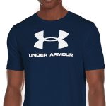 قميص رياضي للرجال باكمام قصيرة وشعار سبورت ستايل ss من اندرا رمور (عبوة من قطعة واحدة)