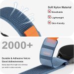 ⁦سوار حلقي نايلون لساعة هواوي GT 4/3/2/2 برو 46 ملم، سامسونج جالاكسي ووتش 3 45 ملم - 22 ملم سوار سريع الفك للرجال والنساء⁩ - الصورة ⁦4⁩