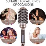 ⁦تحسين وترجمة فرشاة نانو الحرارية والسيراميك الايوني المستديرة، فرشاة تصفيف الشعر الاحترافية، مثالية لتجفيف وتصفيف وتجعيد الشعر وزيادة كثافة الشعر (32 ملم)⁩ - الصورة ⁦6⁩