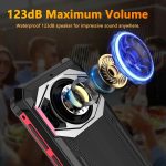 ⁦هاتف ذكي متين F101P اندرويد 13 من فوسيبوت، 7GB+64GB/1TB، هاتف غير مقفل 10600mAh، صوت عالي 123 ديسيبل، كاميرا 24MP+8MP، مقاوم للماء، 4G ثنائي شرائح الاتصال، او تي جي، شاحن 18 واط⁩ - الصورة ⁦2⁩