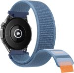 ⁦سوار حلقي نايلون لساعة هواوي GT 4/3/2/2 برو 46 ملم، سامسونج جالاكسي ووتش 3 45 ملم - 22 ملم سوار سريع الفك للرجال والنساء⁩ - الصورة ⁦2⁩