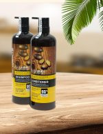 ⁦مجموعة شامبو وبلسم بزيت الارجان المغربي خالية من الكبريتات، مثالية للشعر التالف والجاف والمجعد - تركيبة كثيفة للشعر الناعم/الرقيق، امن على الشعر المصبوغ والمعالج بالكيراتين (مجموعة 2 في 1)⁩ - الصورة ⁦7⁩