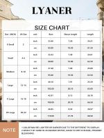 ⁦بلوزة كاجوال بقبة V متقاطعة واكمام قصيرة ولون سادة للنساء⁩ - الصورة ⁦7⁩