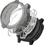 جراب حماية رفيع للغاية من البولي يوريثين الحراري متوافق مع جارمين انستينكت 2 من سومريو، مضاد للبقع والخدوش والصدمات متوافق مع جارمين انستينكت 2، اسود + شفاف