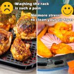 ⁦ميكنج تيك بطانات مقلاة هوائية دائرية من السيليكون، وعاء سيليكون قابل لاعادة الاستخدام، وعاء سيليكون سهل التنظيف، ملحقات فرن المقلاة الهوائية (7.5 انش، بينك)⁩ - الصورة ⁦2⁩