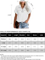 ⁦بلوزة طويلة باكمام 3/4 للنساء، بلوزة بطبقات مزدوجة، قمصان شبكية فضفاضة⁩ - الصورة ⁦5⁩