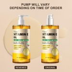 ⁦يوكين زيت فيتامين E 8 اونصة سائلة، زيت فيتامين E العضوي للبشرة 70,000 وحدة دولية زيت فيتامين للندبات والشعر والوجه والاظافر وفروة الرأس، زيت مثالي للاستحمام والجسم، تركيبة خالية من الهكسان المعصور على⁩ - الصورة ⁦2⁩