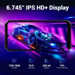 ⁦هاتف ذكي متين F105 من فوسيبوت، اندرويد 14، بطارية كبيرة 10300mAh 12+64GB/تخزين 128GB، شاشة FHD 6.75 انش، كاميرا 8MP+20MP، مقاومة للماء IP68/IP69K، ثنائي شرائح الاتصال او تي جي⁩ - الصورة ⁦4⁩