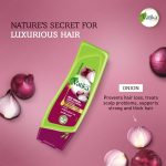 ⁦بلسم فاتيكا ناتشورالز بالبصل الأحمر، 360 مل | لنمو شعر أكثر كثافة وقوة | تغذية فروة الرأس للشعر الخفيف والمتكسر | خالٍ من البارافين والكحول والفثالات⁩ - الصورة ⁦3⁩