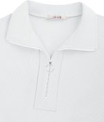 ⁦بلوزة طويلة باكمام 3/4 للنساء، بلوزة بطبقات مزدوجة، قمصان شبكية فضفاضة⁩ - الصورة ⁦4⁩