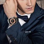 ⁦وينجلي سوار ساعة ابل الترا 3/2/1 الترا 49 ملم سلسلة 11 10 46 ملم 45 ملم 44 ملم 42 ملم اس اي 3/2/1 سلسلة 9 8 7 6 5 4 للرجال، سوار معدني بعرض 24 ملم من الستانلس ستيل لساعة ابل اي ووتش لينك، اسود⁩ - الصورة ⁦9⁩