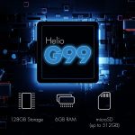 ⁦نو جوال A25 AMOLED 120Hz 6.7 انش لتي-موبايل، ايه تي تي، كريكيت، مينت، الترا، مترو، جوالات الالعاب، ثماني النواة هيليو G99، ثنائي شرائح الاتصال 4G/LTE، كاميرا 6GB + 128GB 50MP، ذهبي فاتح، للسفر الدولي⁩ - الصورة ⁦3⁩