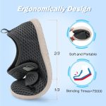 ⁦حذاء مشي للنساء والرجال قابل للتعديل لمرضى السكري، حذاء رياضي عريض وخفيف الوزن⁩ - الصورة ⁦4⁩