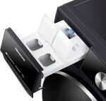 ⁦هايسينس غسالة WF7S1247BB سلسلة 7S بمحرك عاكس وواي فاي ذكي وتقنية سوبر ووش بالذكاء الاصطناعي، 1400 دورة في الدقيقة، مراقبة ذكية للطاقة، 20 برنامج، نظام جرعات تلقائي - اسود بريميوم⁩ - الصورة ⁦8⁩