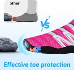 ⁦احذية مائية للرجال والنساء، احذية سباحة للشاطئ وحمام السباحة، جوارب مائية سريعة الجفاف، احذية رياضية للبالغين لركوب الامواج واليوغا المائية⁩ - الصورة ⁦3⁩