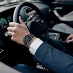 ⁦وينجلي سوار ساعة ابل الترا 3/2/1 الترا 49 ملم سلسلة 11 10 46 ملم 45 ملم 44 ملم 42 ملم اس اي 3/2/1 سلسلة 9 8 7 6 5 4 للرجال، سوار معدني بعرض 24 ملم من الستانلس ستيل لساعة ابل اي ووتش لينك، اسود⁩ - الصورة ⁦6⁩