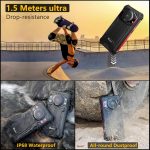 ⁦هاتف ذكي متين F101P اندرويد 13 من فوسيبوت، 7GB+64GB/1TB، هاتف غير مقفل 10600mAh، صوت عالي 123 ديسيبل، كاميرا 24MP+8MP، مقاوم للماء، 4G ثنائي شرائح الاتصال، او تي جي، شاحن 18 واط⁩ - الصورة ⁦6⁩