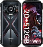 دوجي هاتف ذكي متين S118 غير مقفل 2024-Android 14، هيليو G99 20GB RAM + 512GB ROM، 6.55 انش FHD+120HZ، بطارية 10800mAh، 33 واط، كاميرا 50MP، هاتف مقاوم للماء 4G ثنائي شرائح الاتصال/NFC/OTG