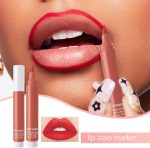 ⁦Lip Stain Marker Pen, Liquid Lip Liner Pencil, Highly Pigmented, Long-Lasting Lips Liner, Precise Smooth Pen-Like Tips for Pinpoint Application Smudge Proof Natural Finish, Makeup for Women, Girls⁩ - الصورة ⁦8⁩