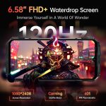 ⁦دوجي هاتف ذكي متين S118 غير مقفل 2024-Android 14، هيليو G99 20GB RAM + 512GB ROM، 6.55 انش FHD+120HZ، بطارية 10800mAh، 33 واط، كاميرا 50MP، هاتف مقاوم للماء 4G ثنائي شرائح الاتصال/NFC/OTG⁩ - الصورة ⁦3⁩