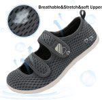 ⁦حذاء مشي للنساء والرجال قابل للتعديل لمرضى السكري، حذاء رياضي عريض وخفيف الوزن⁩ - الصورة ⁦2⁩