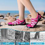 ⁦احذية مائية للرجال والنساء، احذية سباحة للشاطئ وحمام السباحة، جوارب مائية سريعة الجفاف، احذية رياضية للبالغين لركوب الامواج واليوغا المائية⁩ - الصورة ⁦2⁩