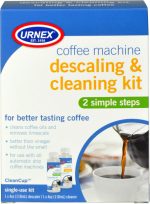⁦يورنكس مجموعة منظف ومزيل الترسبات لماكينة تحضير القهوة - زجاجتين للاستخدام الفردي - ماكينة تحضير القهوة الاحترافية في المنزل للتنظيف وإزالة الترسبات⁩ - الصورة ⁦2⁩