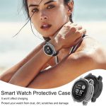 ⁦جراب حماية رفيع للغاية من البولي يوريثين الحراري متوافق مع جارمين انستينكت 2 من سومريو، مضاد للبقع والخدوش والصدمات متوافق مع جارمين انستينكت 2، اسود + شفاف⁩ - الصورة ⁦4⁩