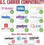 ⁦نو جوال A15 4GB + 128GB، متوافق مع مينت وميترو وتي موبايل وكيو لينك وغيرها، مثالي للمراهقين، ثنائي شرائح الاتصال 4G، ثماني النواة هيليو G36 2.2GHz 6.5 انش HD+، اندرويد 13، ابيض، ضمان امريكي⁩ - الصورة ⁦6⁩