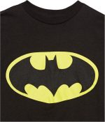 ⁦طقم تي شيرت بشعار باتمان وسوبرمان وذا فلاش للاطفال من الجنسين، عبوة من 3 قطع⁩ - الصورة ⁦5⁩