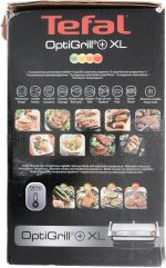 ⁦تيفال شواية كهربائية من اوبتي جريل+ XL، 9 برامج، شاشة مستوى الطهي، اطباق XL قابلة للازالة، وضع يدوي، شواية كهربائية، ستانلس ستيل، GC722D16⁩ - الصورة ⁦15⁩