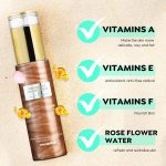 ⁦بخاخ لامع لتسمير البشرة مع قفاز، بخاخ تسمير فوري يدوم طويلا مع ميكا، بخاخ تسمير ذاتي خالٍ من الخطوط، بخاخ تسمير سريع، مرطب 80 مل/2.7 اونصة سائلة⁩ - الصورة ⁦6⁩