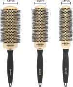 ⁦فرشاة شعر SP43 من غوشلي - شعيرات سيراميك حرارية وتقنية ايونية لتجفيف الشعر وتصفيفه وفرده وعمل تجعيدات مموجة⁩ - الصورة ⁦4⁩