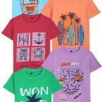 تيشيرت للاولاد BYS-TSRT-17 (عبوة من 5 قطع)