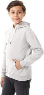 ⁦سويت شيرت بغطاء للرأس وجيوب من الصوف للاولاد⁩ - الصورة ⁦2⁩